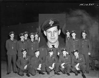 Squadron photo Jan 1944 Art Horrell
